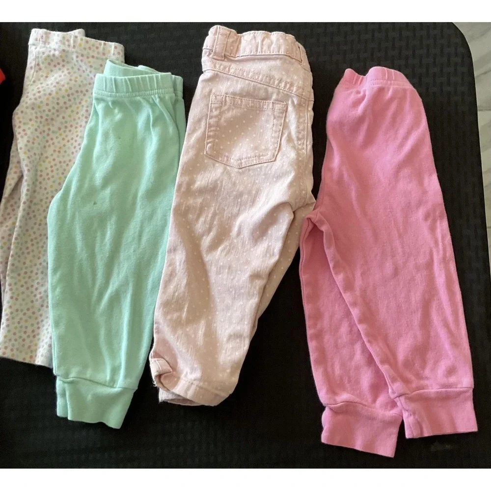 Mixed Brands 15pc Clothes Lot Girls 12-18M Multicolor Disney Fall Winter Layette